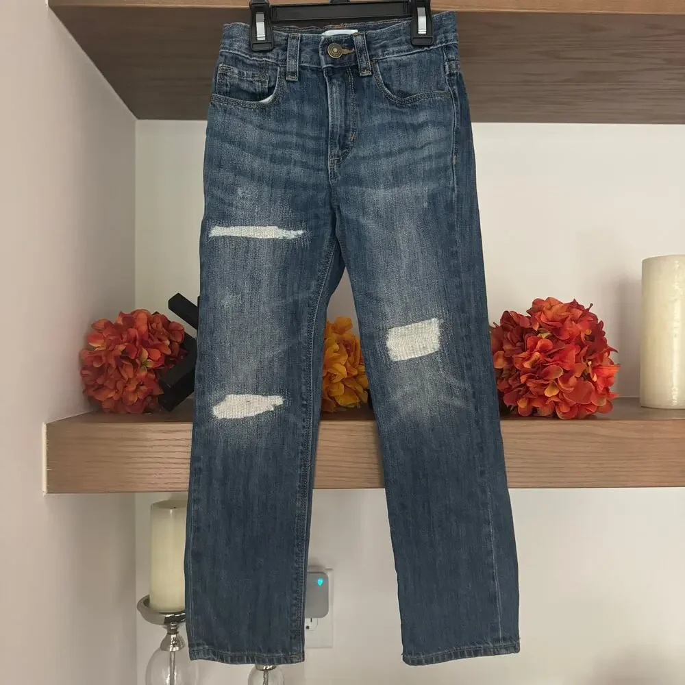 Old Navy Adjustable, Distressed Jeans
